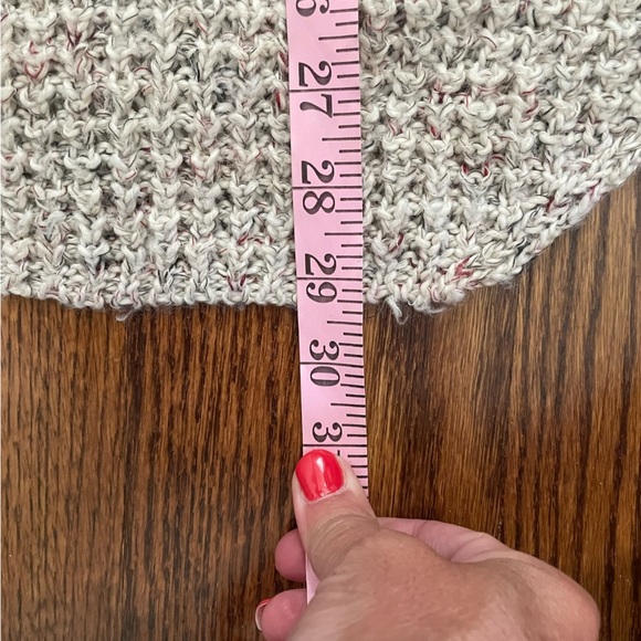 Free People Cowl Neck Sweater Tan Cream Size Small - Picture 6 of 8